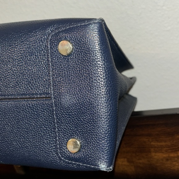 Michael Kors Mercer Large Pebbled Leather Accordion Tote Bag - Picture 7 of 13